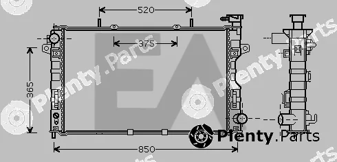 Eaclima 31R12030 — Radiator, engine cooling