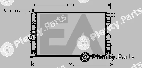 Eaclima 31R62020 — Radiator, engine cooling