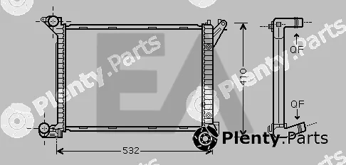 Eaclima 31R07130 — Radiator, engine cooling