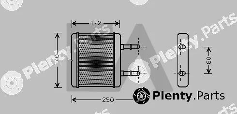 Eaclima 45C28011 — Heat Exchanger, interior heating