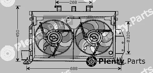 Eaclima 33V10006 — Fan, engine cooling