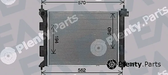 Eaclima 31R28148 — Radiator, engine cooling
