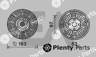 Eaclima 35C30D04 — Fan Wheel, engine cooling
