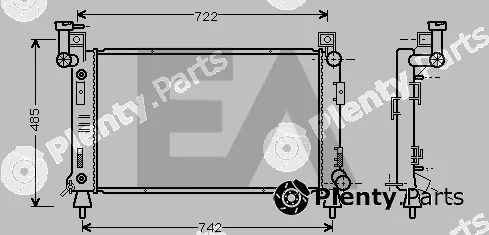 Eaclima 31R12014 — Radiator, engine cooling
