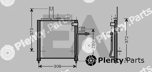 Eaclima 30C52022 — Condenser, air conditioning