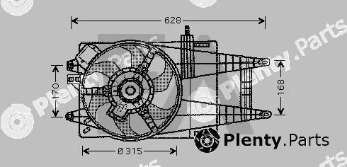 Eaclima 33V25016 — Fan, engine cooling