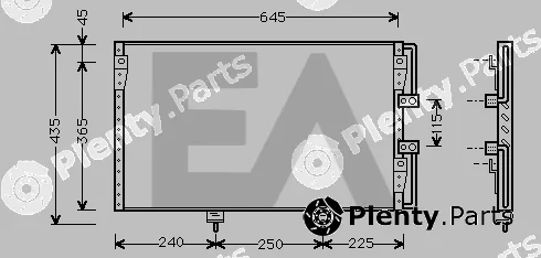 Eaclima 30C71017 — Condenser, air conditioning