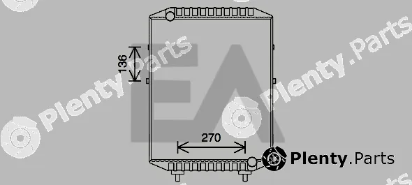 Eaclima 31R21005 — Radiator, engine cooling