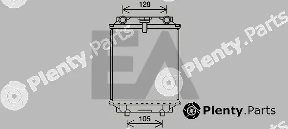 Eaclima 31R02064 — Radiator, engine cooling