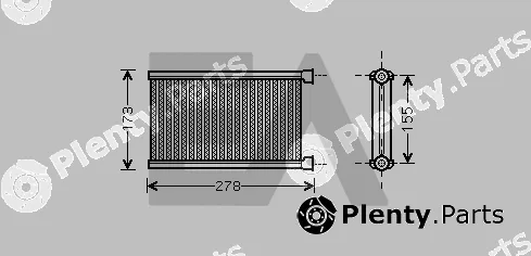 Eaclima 45C07010 — Heat Exchanger, interior heating