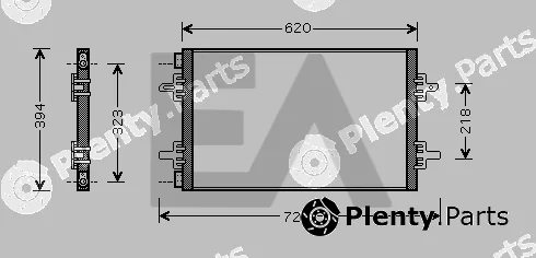 Eaclima 30C60036 — Condenser, air conditioning