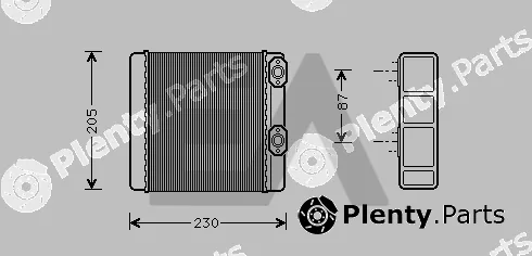 Eaclima 45C45001 — Heat Exchanger, interior heating