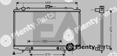 Eaclima 31R18079 — Radiator, engine cooling