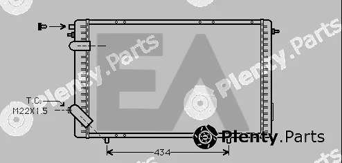 Eaclima 31R60094 — Radiator, engine cooling