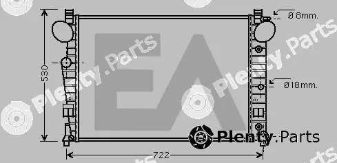 Eaclima 31R50159 — Radiator, engine cooling