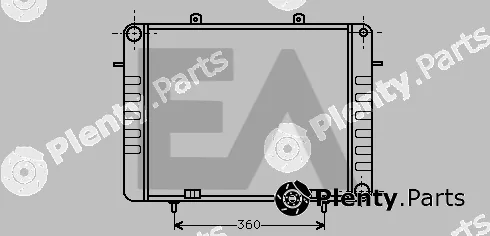 Eaclima 31R54022 — Radiator, engine cooling
