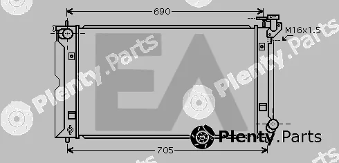 Eaclima 31R71187 — Radiator, engine cooling