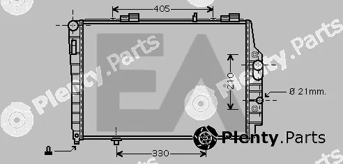 Eaclima 31R50167 — Radiator, engine cooling