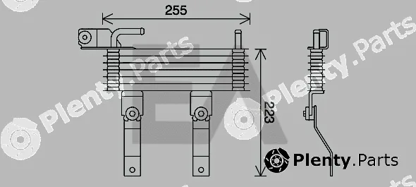 Eaclima 37G28008 — Oil Cooler, engine oil