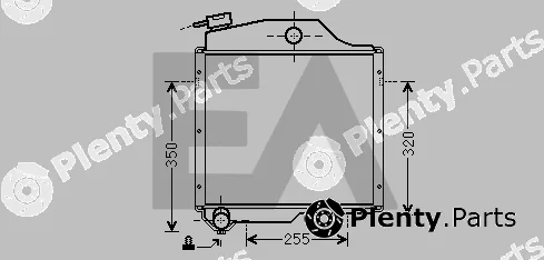 Eaclima 31R80002 — Radiator, engine cooling