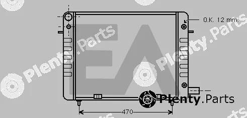 Eaclima 31R54069 — Radiator, engine cooling