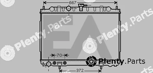 Eaclima 31R18095 — Radiator, engine cooling