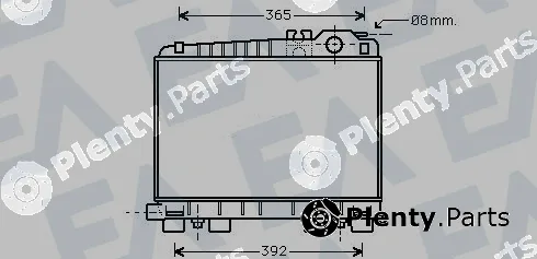Eaclima 31R07153 — Radiator, engine cooling
