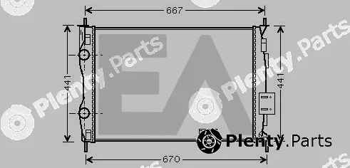 Eaclima 31R18183 — Radiator, engine cooling