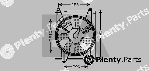 Eaclima 33V36013 — Fan, engine cooling
