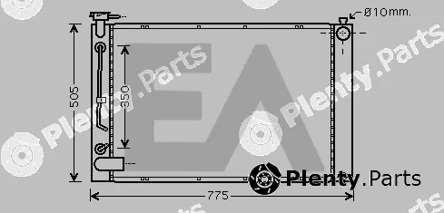 Eaclima 31R71182 — Radiator, engine cooling