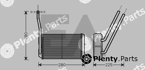 Eaclima 45C05022 — Heat Exchanger, interior heating