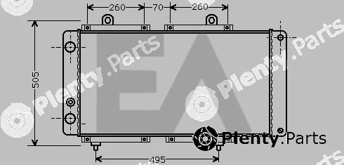 Eaclima 31R55009 — Radiator, engine cooling