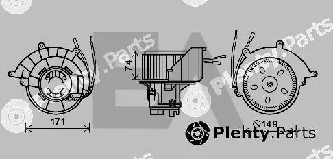 Eaclima 42A54012 — Electric Motor, interior blower