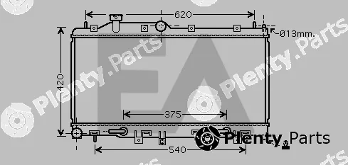 Eaclima 31R68036 — Radiator, engine cooling