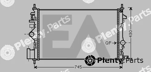 Eaclima 31R54229 — Radiator, engine cooling