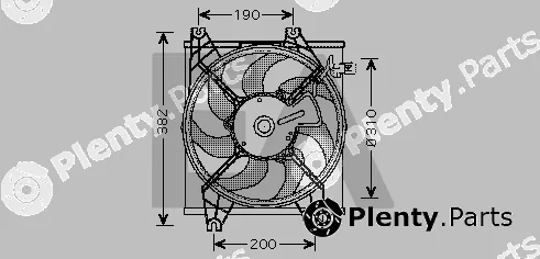 Eaclima 33V28024 — Fan, engine cooling
