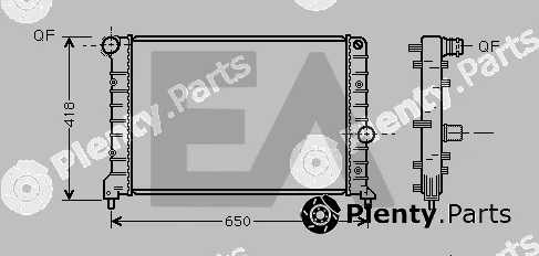 Eaclima 31R03031 — Radiator, engine cooling