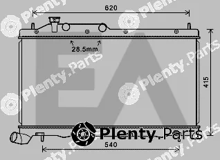 Eaclima 31R68048 — Radiator, engine cooling