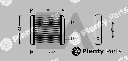 Eaclima 45C20003 — Heat Exchanger, interior heating