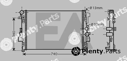 Eaclima 31R50173 — Radiator, engine cooling