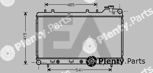 Eaclima 31R68009 — Radiator, engine cooling