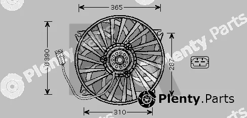 Eaclima 33V55010 — Fan, engine cooling
