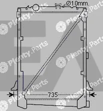 Eaclima 31R16015 — Radiator, engine cooling