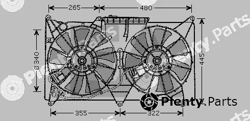 Eaclima 33V71027 — Fan, engine cooling