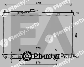 Eaclima 31R18133 — Radiator, engine cooling
