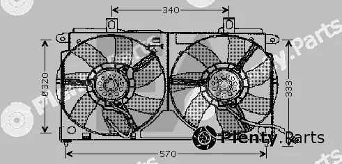 Eaclima 33V10008 — Fan, engine cooling