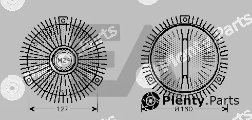 Eaclima 35C07D08 — Fan Wheel, engine cooling