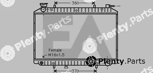 Eaclima 31R18169 — Radiator, engine cooling