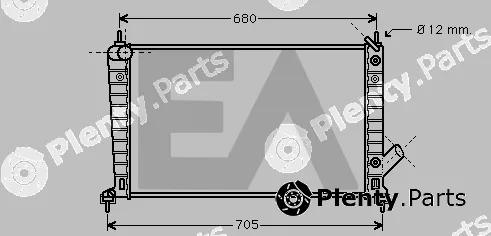 Eaclima 31R62022 — Radiator, engine cooling