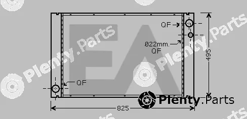 Eaclima 31R02056 — Radiator, engine cooling